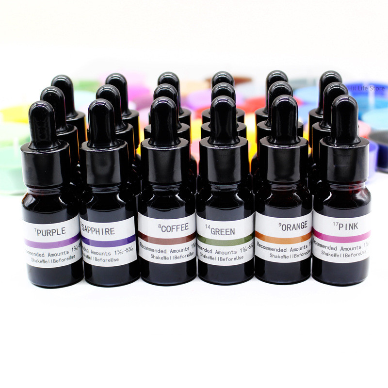 Candle Dye Chip - 10ml Vloeibare Kaarsverf Hoge Concentratie Kleurstof