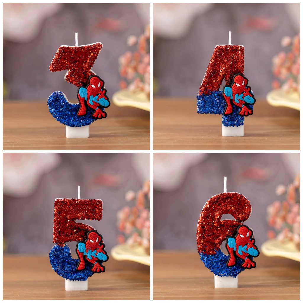 Candle Making Kit For Kids - HOT 0-9 Superhelden-figuurkaarsen met schattig cartoonpatroon