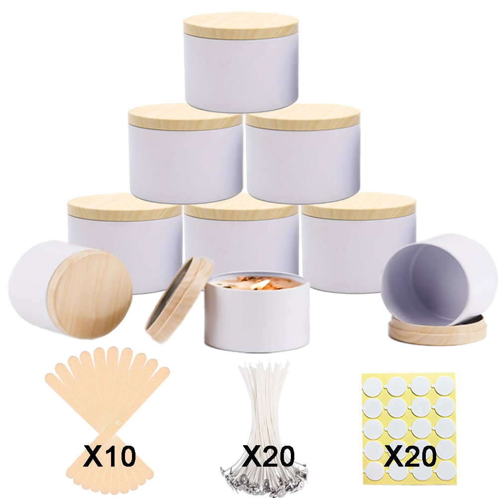 Candle Making Kit For Kids - 58-delige kaarsenmaakset 6 stuks kaarspotten met