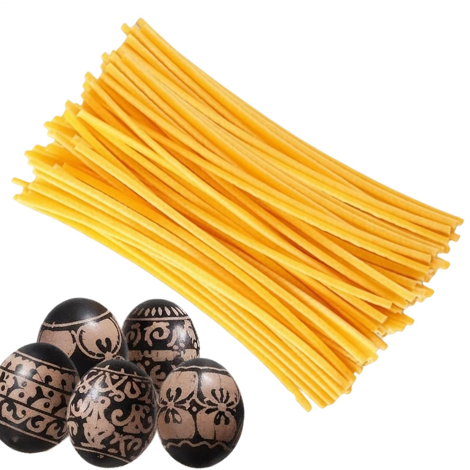 Candle Making Kit Beeswax - Ei-decoratie bijenwasstokjes 120 stuks Paas-kunstbenodigdheden Kaarsenmaak-waxset
