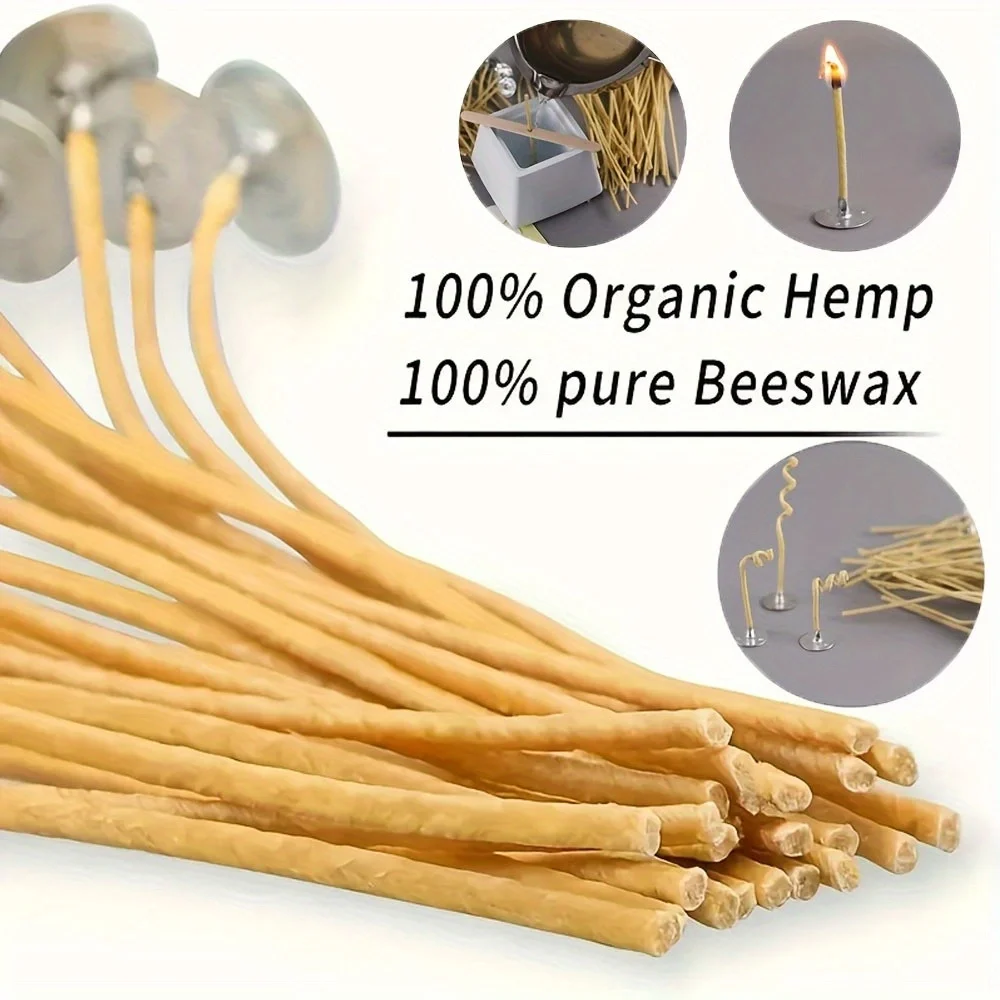 Kaarsenlonten 50 STUKS 8 Inch  - Candle Making Kit Beeswax recensie en prijs