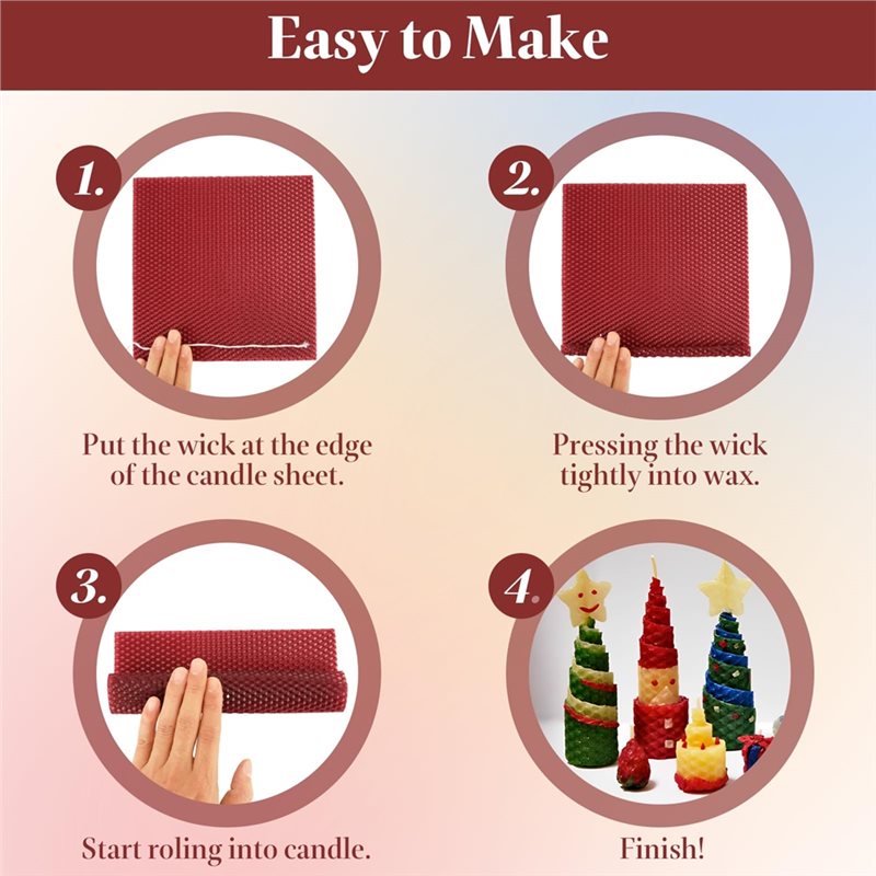 AT21-Bee Swax Sheets (24 stuks - Candle Making Kit Beeswax recensie en prijs