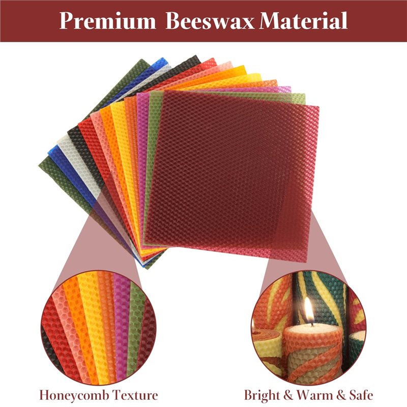 AT21-Bee Swax Sheets (24 stuks - Candle Making Kit Beeswax recensie en prijs