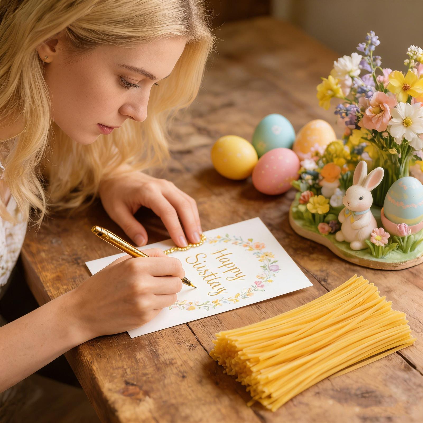 Ei-decoratie bijenwasstokjes 1 - Candle Making Kit Beeswax recensie en prijs