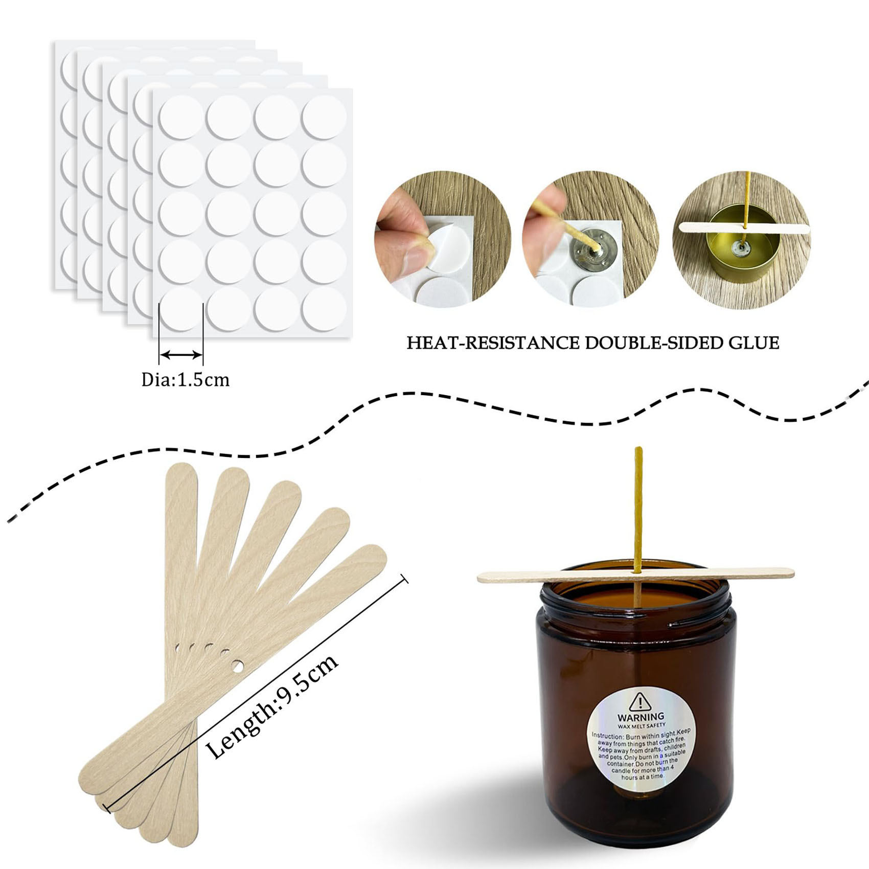 100 Stuks Bijenwas Kaars Wieke - Candle Making Kit Beeswax recensie en prijs