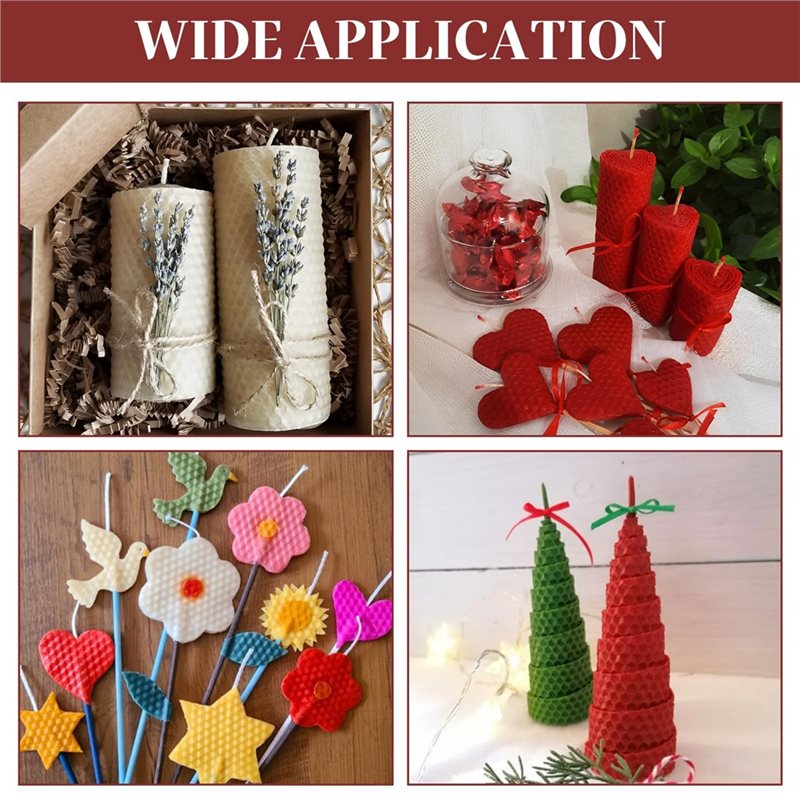 24 stuks 8x8 inch bijenwasplat - Candle Making Kit Beeswax recensie en prijs